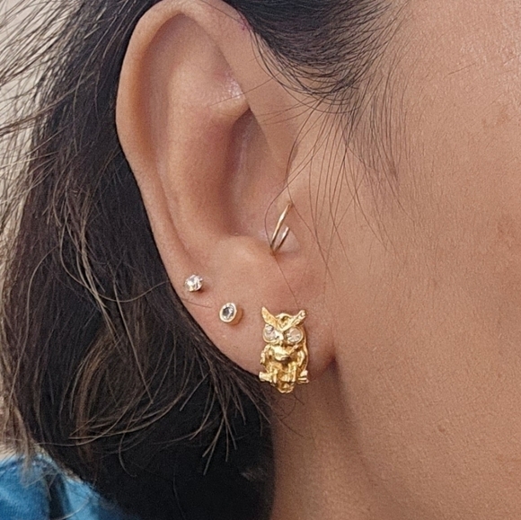 𝅺OWL small earrings - Picture 3 of 5